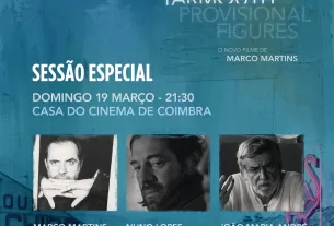 Marco Martins e Nuno Lopes na Casa do Cinema de Coimbra