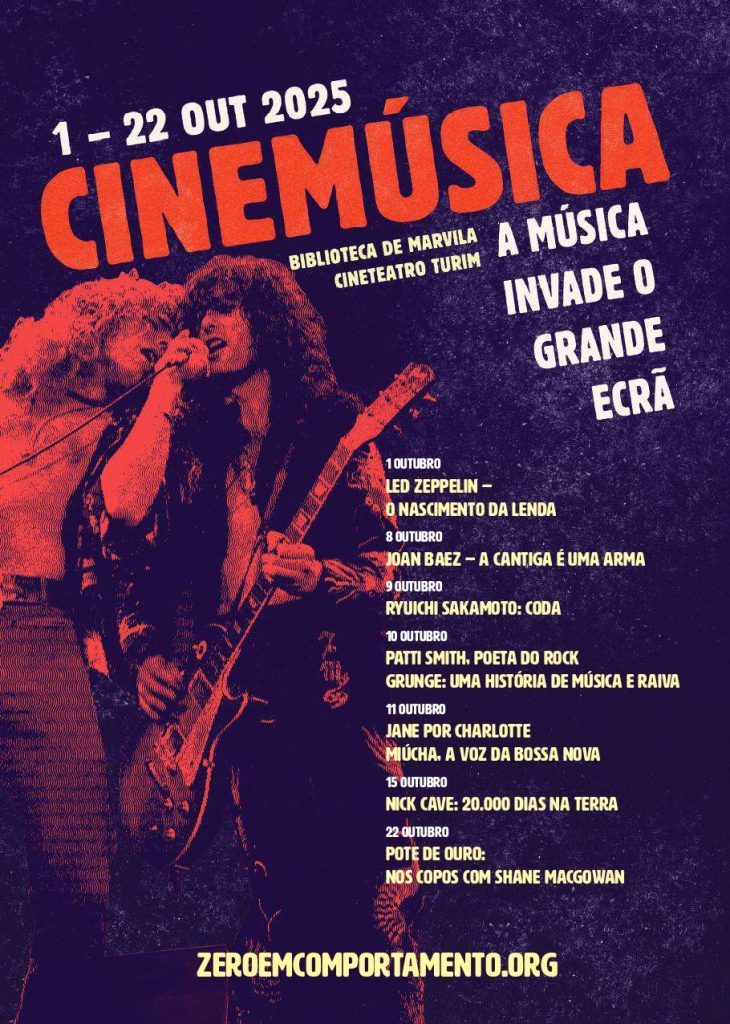 Poster do ciclo CineMúsica