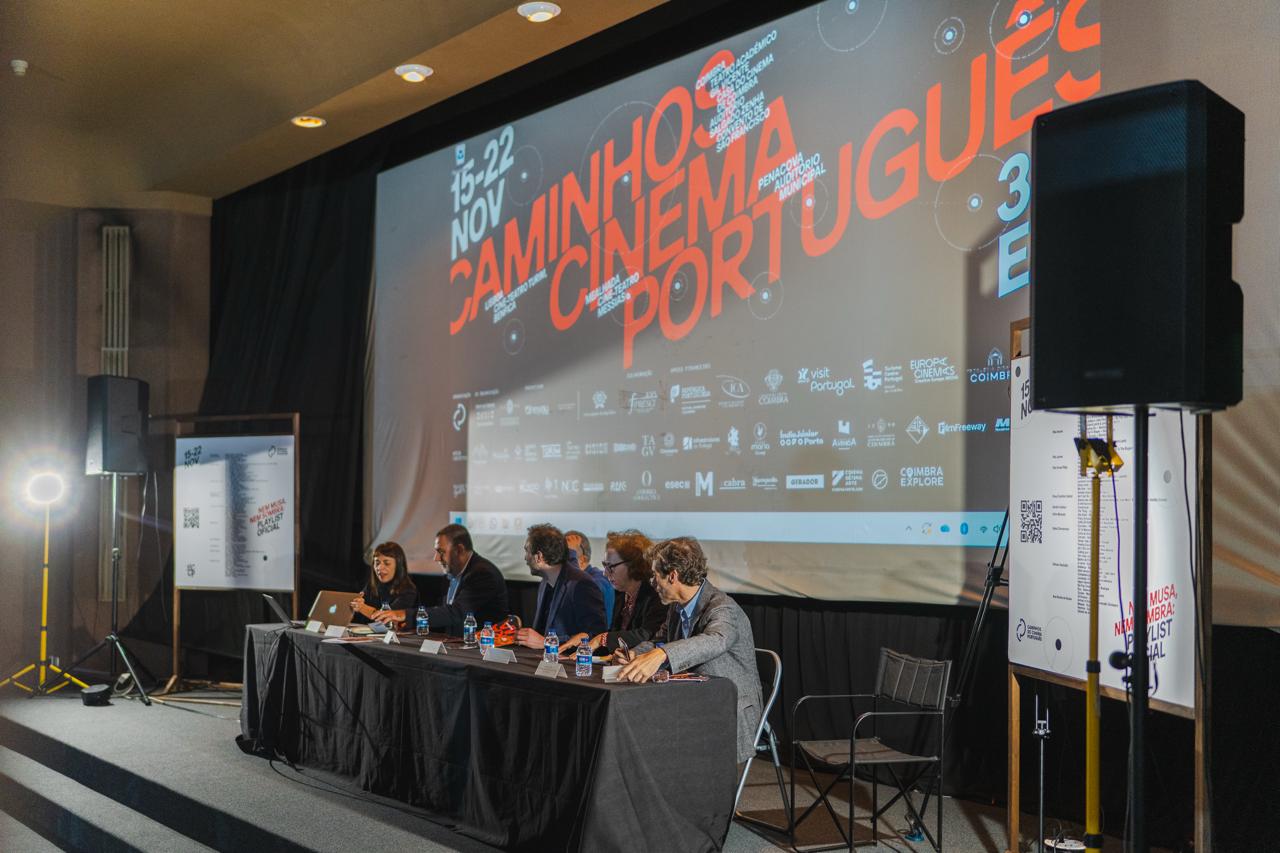 Apresentação da TELA – Associação Nacional de Festivais de Cinema, em Coimbra