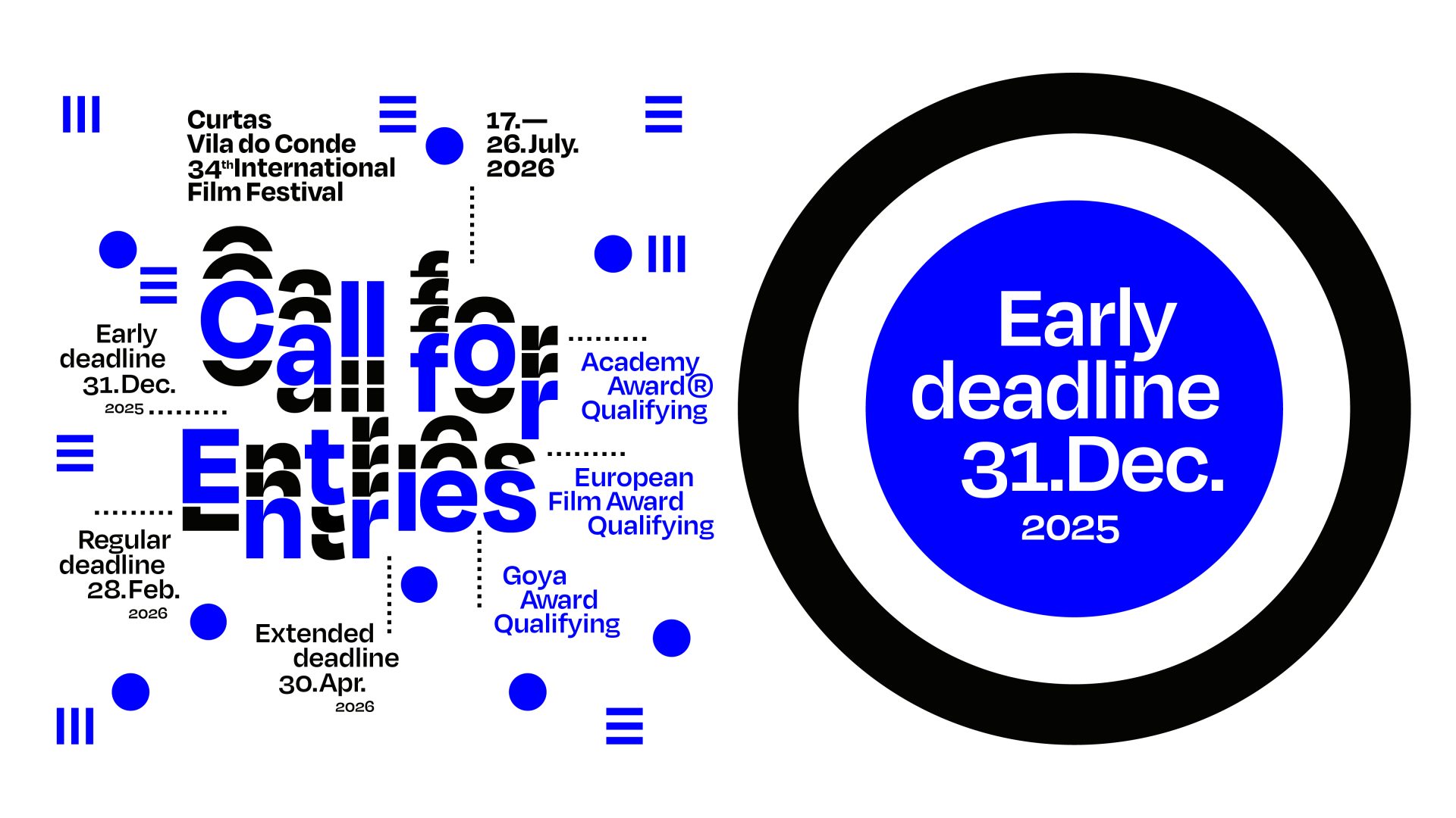 Call for Entries - Curtas Vila do Conde IFF 2026