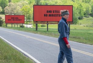 Still do filme 'Três Cartazes à Beira da Estrada' / Photo by Merrick Morton, courtesy of Fox Searchlight Pictures.
