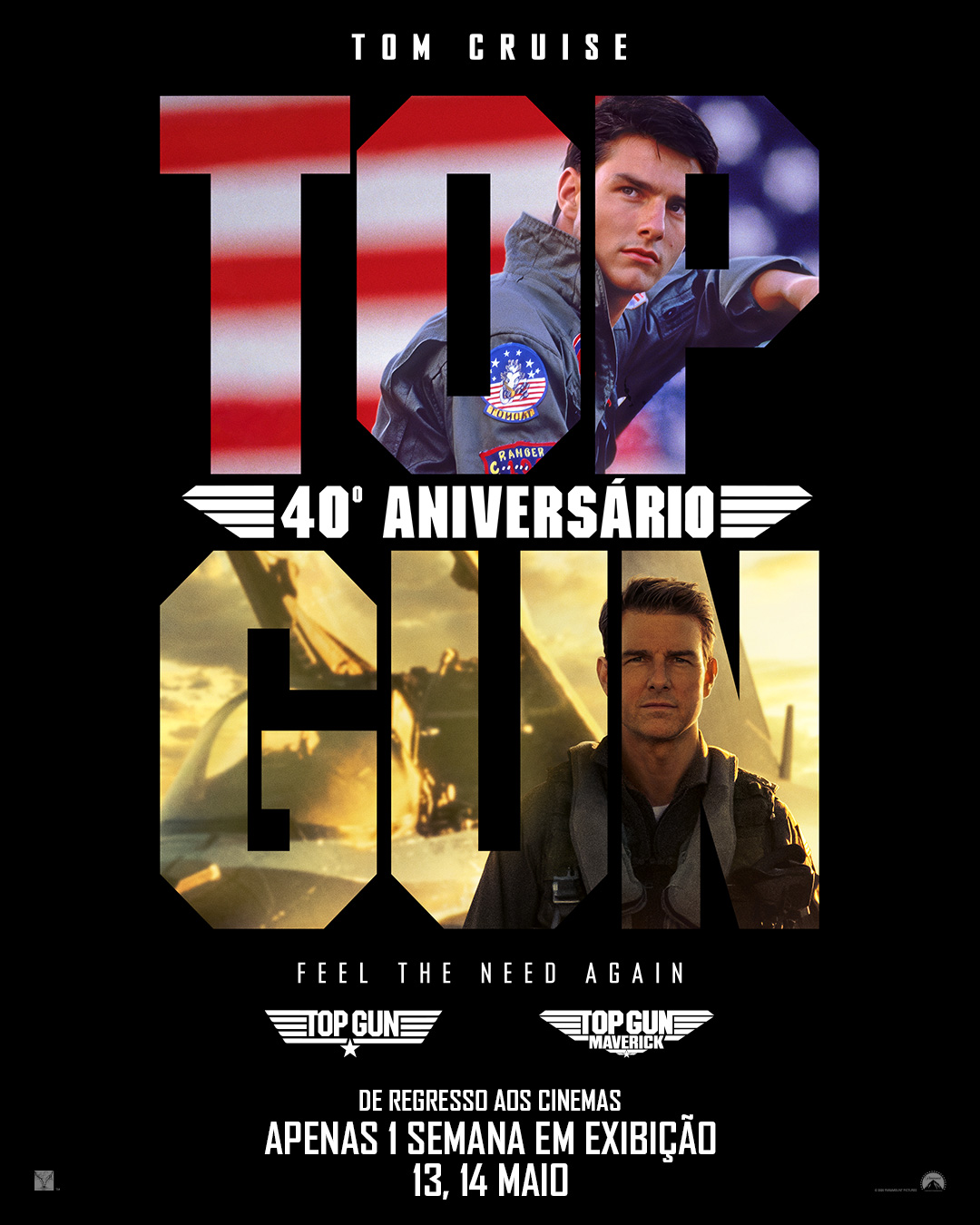 'Top Gun' celebra 40 anos e regressa aos cinemas em maio