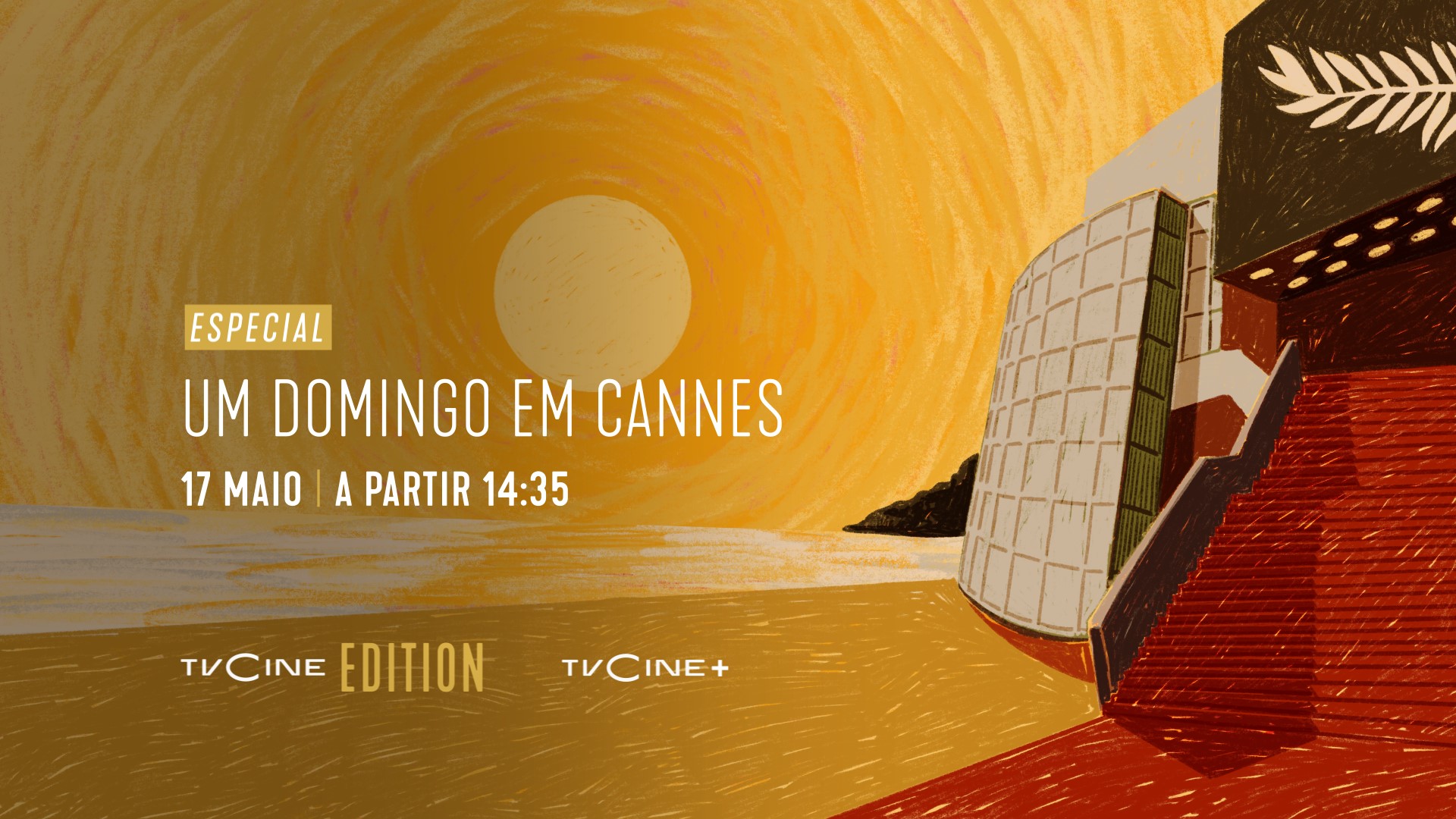 ESPECIAL UM DOMINGO EM CANNES 17 de maio no TVCine