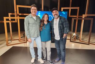 Tiago Alves da CINEMAX com os cineastas MJ Sousa e Luís Filipe Borges