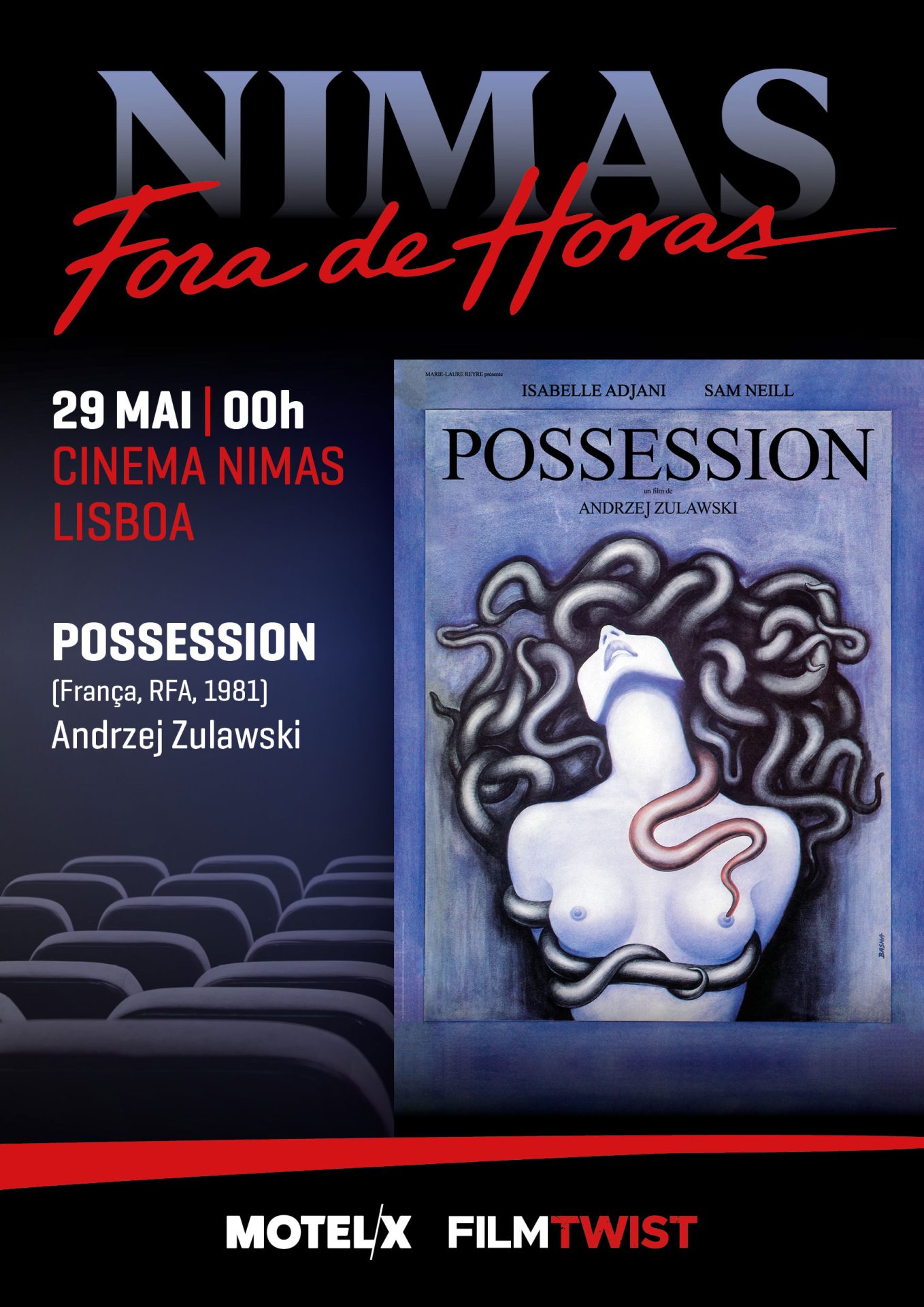 MOTELX e FilmTwist levam clássico "Possession" (em 4K) ao Cinema Nimas a 29 de maio