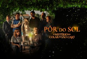 Cartaz do filme “Pôr do Sol – O Mistério do Colar de São Cajó”