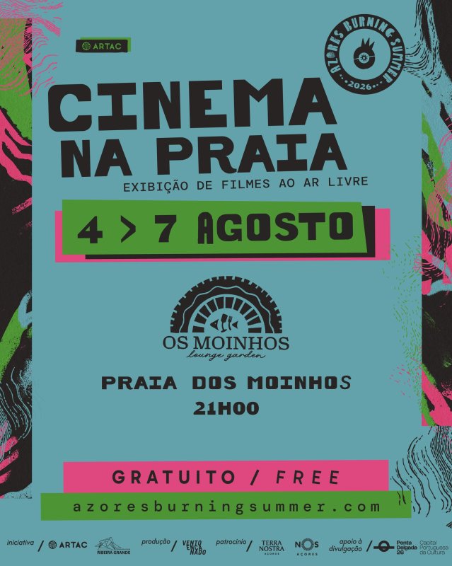 Azores Burning Summer Festival com 4 noites de Cinema