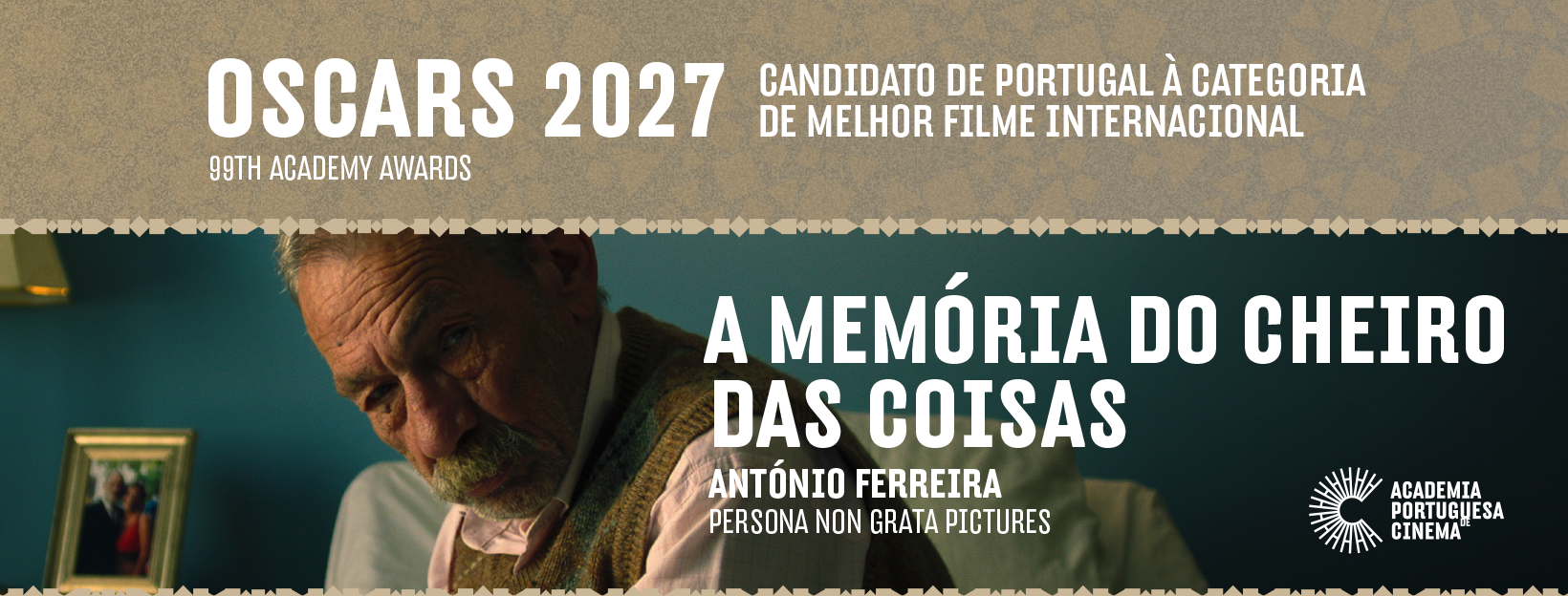 "A Memória do Cheiro das Coisas" selecionado para os Óscares 2027