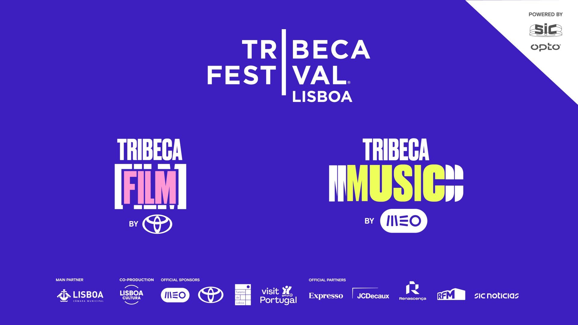 Toyota e MEO associam-se ao Tribeca Festival Lisboa 2026 através dos eixos de Cinema e Música