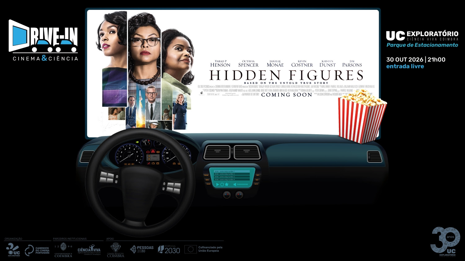 Programa Drive-In - Cinema e Ciência regressa ao UC Exploratório